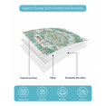 thumbnail image 4 of Twin Quilt Bedding Set, Turquoise Boho Reversible Summer Quilt 3 Pieces, Vintage Abstract Art Floral Ethnic Tribe Lightweight Bedspreads Coverlets with 2 Pillow Shams for All Seasons, 4 of 5