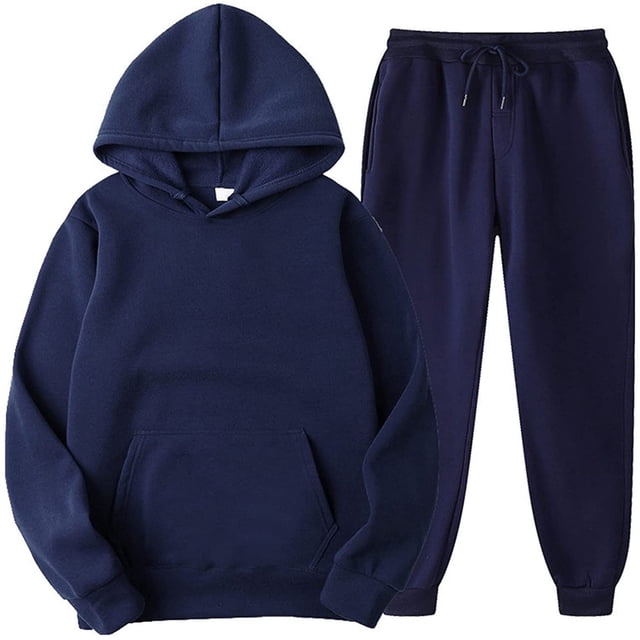 Puntoco, 2 uds., chándales deportivos para hombres y mujeres, jersey de manga larga, sudaderas con capucha, sudadera y pantalones de chándal, traje de Otoño Invierno Puntoco Puntoco-3015