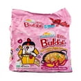 Samyang Buldak ramen carbonara hot chicken flavor 5pk 22.9 Oz, spicy Korean instant food noodle