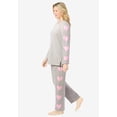 thumbnail image 3 of Dreams & Co. Plus Size Side Print Pajama Set, 3 of 6