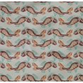 thumbnail image 4 of oneOone Organic Cotton Poplin Twill Fabric Fish Block Print Fabric BTY 42 Inch Wide, 4 of 4
