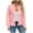 Pink, variant on Atogsazn Bomber Jackets for Women Dressy Casual Zip Up Long Sleeve Jacket Waffle Outerwear Clothing Tops Black M Fashion