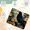 thumbnail image 3 of Crow Square Mouse Pad, 8.3x9.8 Inch, Non-Slip Rubber Bottom, Printed Desk Mat for Office and Gaming, 3 of 6