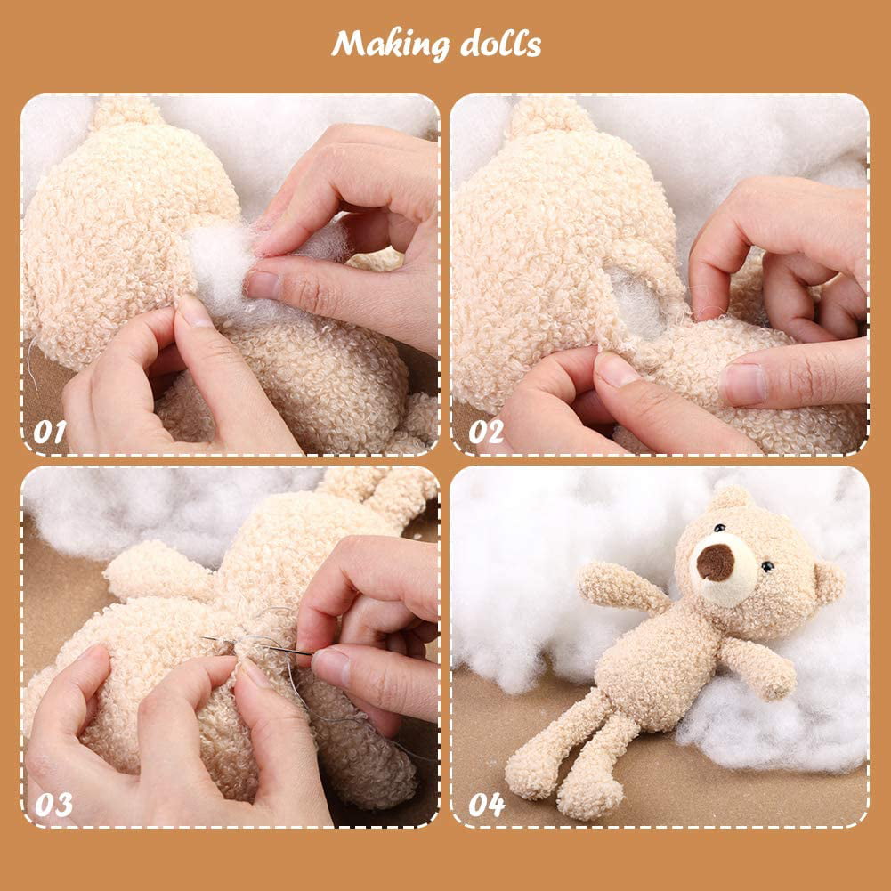 Polyester Fiber Filling Soft Toy Stuffing for Teddy Bears Cushions & Crafts 