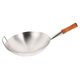 thumbnail image 5 of AURARMLET 1Ud Sartén Profesional Para Cocina En Casa Con Mango De Madera Y Acero Inoxidable Plateado, 5 of 7