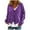 Purple, variant on Bibifish Womens Cardigan Sweaters Soft Fluffy Autumn V Neck Long Sleeve Sweaters Solid Color button Down Ladies Trendy Knit Tops