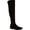 Black Micro, variant on Style & Co. Womens Lessah Faux Suede Knee-High Boots Taupe 11 Medium (B,M)