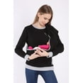 thumbnail image 5 of LVMA4540 - Luvmabelly Maternity Nursing Hoodie with Baby Carrier Wrap, 5 of 9