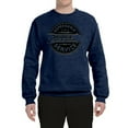 thumbnail image 2 of Dependanble Service of Dogde since 1914 | Mens Cars and Trucks Crewneck Graphic Sweatshirt, Vintage Heather Navy, Large, 2 of 3