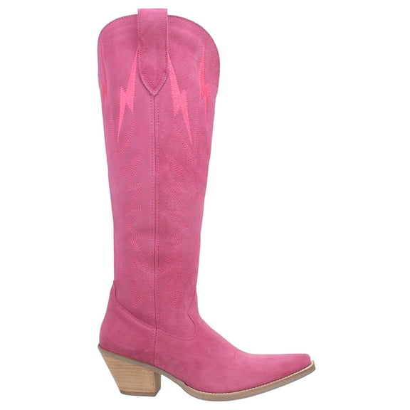 Dingo Women's Thunder Road Western Boot Snip Toe Fuchsia 7 M  US