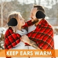 thumbnail image 7 of REDESS Ear Warmers for Men and Women Polar Fleece Kint Foldable Winter EarMuffs-2 pack, 7 of 7