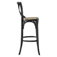thumbnail image 5 of Modway Gear 43.5" Modern Style Rattan and Elm Wood Bar Stool in Black Finish, 5 of 10