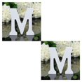 thumbnail image 4 of Qarigey 8cm 26 Letters Alphabet Portable Lightweight Hanging Ornament Props Stable Wall Wear-resistant for Wedding Party Home Type2 NO2, 4 of 6