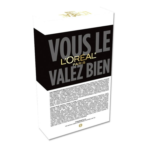 L'Oréal PARIS 化粧品5点セット/ポーチ付き L'Oréal Paris Makeup Gift Set - Lash Paradise Mascara and Lipstick