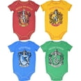 thumbnail image 1 of Harry Potter Newborn Baby Boys 4 Pack Bodysuits Newborn to Infant, 1 of 5