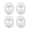 White, variant on 4pcs Easy installs Silicone Door Lock Protectors Quiet Closing Dust Proof Anti General Various Model for Car