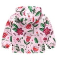 thumbnail image 3 of EnJoCho Toddler Kids Cute Windbreaker Boys Girls Breathable Lightweight Rain Jackets Fall Winter Printing Outerwear Waterproof Coat, 3 of 7