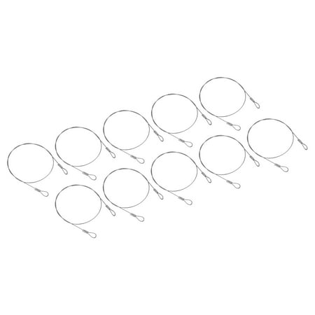 

Uxcell 20 Stage Lights Safety Cable 304 Stainless Steel 1mm Dia Security Rope 10 Pack