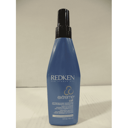 Redken Extreme Cat Protein Reconstructing Treatment Spray, 5 oz Pack of (Best Way To Remove Cat Hair)