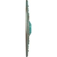 thumbnail image 4 of 37 1/2"OD x 3 3/8"P Naple Ceiling Medallion (Fits Canopies up to 3 3/8"), Hand-Painted Copper Green Patina, 4 of 5