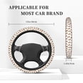 thumbnail image 5 of Fotbe Mushroom Steering Wheel Cover Universal 15 in Car Accessories for Men Women,Steering Wheel Protector Comfortable Protective Case for SUV Sedan Decor, 5 of 8