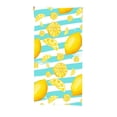 thumbnail image 2 of Cififendec Tropical Lemon Bath Towel, Vibrant Oversized Travel Foldable Skin-Friendly Quick Dry Absorbent and Sandproof Beach Towel, Summer Essentials, 2 of 5
