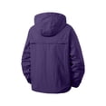 thumbnail image 4 of Homeyce UPF 50+ Sun Protection Hoodie for Men Lightweight Zip Up Waterproof Jacket with Pocket Casual Loose Fit Outdoor Golf Coat Sun Protection Long Sleeve Sun Shirts,Purple M, 4 of 5
