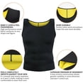 thumbnail image 3 of Sauna Vest for Men Neoprene Sweat Vest Weight Lose Tank Top Neoprene Waist Trainer Corset, 3 of 6