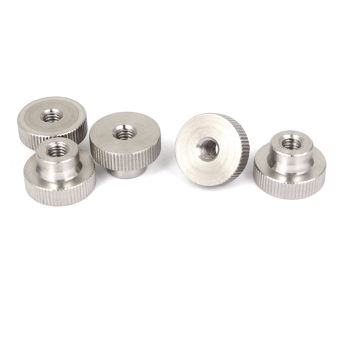 Pcs M6 304 Stainless Steel Metric Knurled Thumb Nuts for 3D Printer  Heated Bed