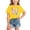 R121-Yellow, variant on RMGVDSD Girls Short Sleeve Graphic T-Shirt Fashionable Casual Summer Tee Shirts for Kids Stylish Everyday T Shirt Tops 10-12 Years
