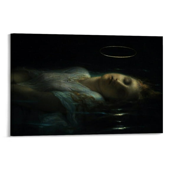 The Young Martyr 1855 By Paul Delaroche Poster Gift Wall Decor Painting Poster Canvas Art Poster
