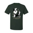 thumbnail image 2 of If It's Not a Border Collie It's Just a Dog Gift | Mens Dog Lover Graphic T-Shirt, Forest Green, Large, 2 of 3