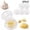 D, variant on Portable Twist Garlic Press Mincer, Mini Clear Plastic Garlic Roller Peeler Grinder Small Kitchen Tool for Camping BBQ Home Cooking