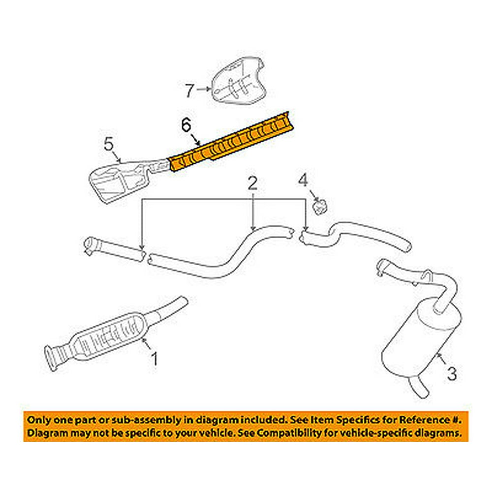 CHRYSLER OEM 2010 PT Cruiser 2.4LL4 ExhaustHeat Shield 5164914AA