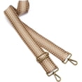 thumbnail image 2 of Municipal Bronze Buckles Purse Strap, 2' Wide Crossbody Handbag Strap Adjustable Replacement Shoulder Strap Vintage Embroidery Guitar Style(5CM-Color7), 2 of 5