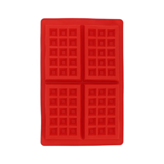 Baking Waffle Silicone Mold Safe Elasticity Easy Demoulding DIY Baking Mold for Making Puddings Cake Chocolates
