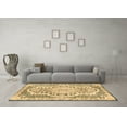 thumbnail image 3 of Ahgly Company Indoor Square Medallion Brown Traditional Area Rugs, 4' Square, 3 of 4