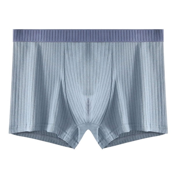 Ropa interior masculina Pantalones de cuatro esquinas de algodón puro para hombres Entrepierna antibacteriana totalmente de algodón para adolescentes y niños