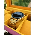thumbnail image 2 of DE Billas Luxury Galaxy Watch 3 45mm 24K Gold Stainless Steel Case with Black Leather Band, 2 of 5