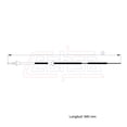 thumbnail image 2 of Cable Chicote Ahogador Compatible Con Nissan D21 Pick Up 2.4L 1988 1989 1990 1991 1992 CAHSA Cable Chicote Acelerador, 2 of 6