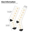 thumbnail image 2 of Naloa Wheat Thigh High Socks Extra Long Stretchy Sock Women Over Knee High Opaque Stocking Daily Wear, 2 of 6
