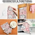 thumbnail image 7 of SKYSONIC Cat Kitchen Dish Towel Set of 4, Soft Drying Cloth Tea Bar Towels, 28 x 18 Inch, 7 of 7