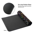 thumbnail image 6 of DouZhe Large Mouse Pad, Flourish Chromatic Flowers Non-Slip Waterproof Rubber Keyboard Office Desk Pads Mousepad, 29.5 x 15.8 inches 3mm Thick, 6 of 7