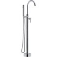 thumbnail image 1 of Delphi Single Handle Freestanding Tub Faucet - with Hand Shower, Chrome, 1 of 2
