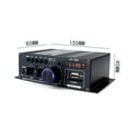thumbnail image 7 of Ak380/AK170 800W Power Amplifier Home Theater Amplifier Car BASS 2 Channel bluetooth Amplifier Class D FM Radio USB/SD AUX ,Small Footprint, 7 of 7