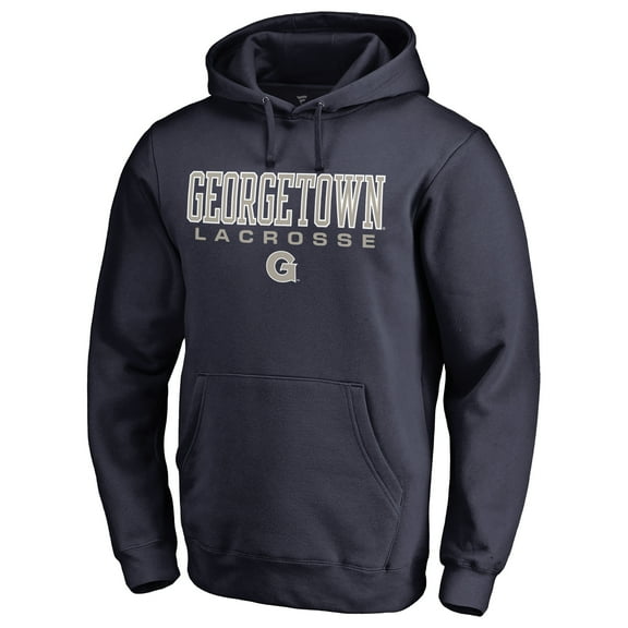 Men's Navy Georgetown Hoyas Team Unity Lacrosse Pullover Hoodie