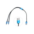 thumbnail image 3 of 2 In 1 USB to Two USB C Splitter Cable Type A To Type C And Type C Charging 80W And 480Mbps Data Cord For Phones Tablets, 3 of 11