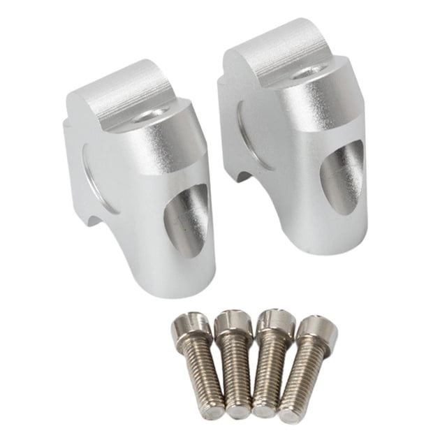 Abrazadera de manija Sharpla Montaje de barra elevadora de motocicleta Universal 22mm 7/8 Plata