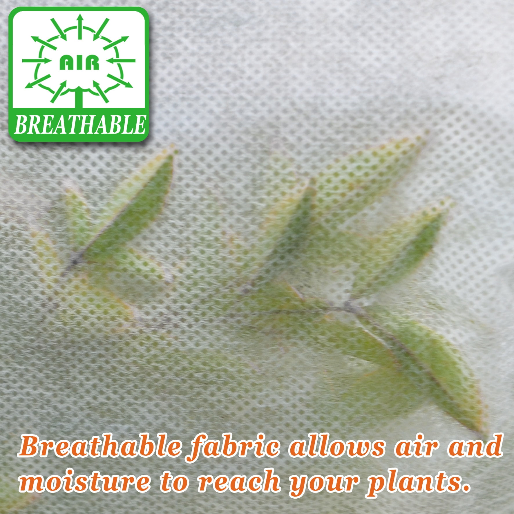 Sunny Warm Worth Plant Cover and Plant Protecting Bag for Frost Protection, Multi Sizes for Your Choice (120''x120'')