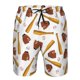 thumbnail image 3 of Balery Baseball Sport Traje de Baño Estilo Hawaiano para Hombre, Shorts de Secado Rápido con Bolsillos-X-Large, 3 of 6